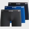 HUGO BOSS Roupa Interior>Conjunto De Três Boxers Compridos Em Algodão Elástico Com Logótipos