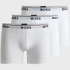 HUGO BOSS Roupa Interior>Conjunto De Três Boxers Compridos Em Algodão Elástico Com Logótipos