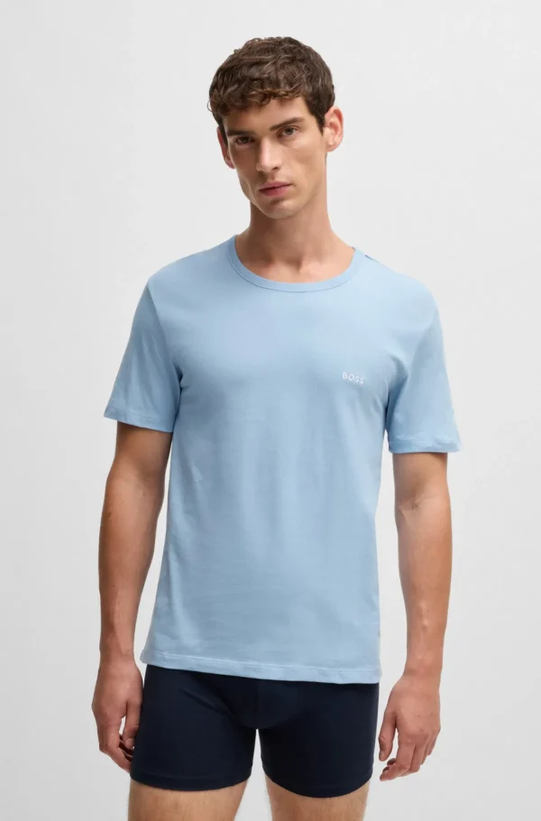 HUGO BOSS Roupa Interior>Conjunto De Três T-shirts De Roupa Interior Com Logótipo Em Jersey De Algodão