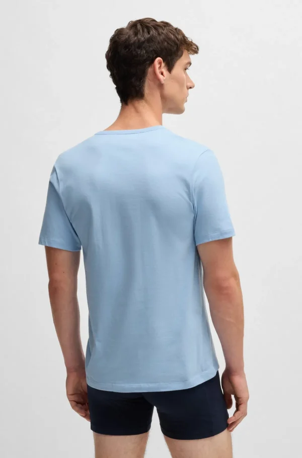 HUGO BOSS Roupa Interior>Conjunto De Três T-shirts De Roupa Interior Com Logótipo Em Jersey De Algodão