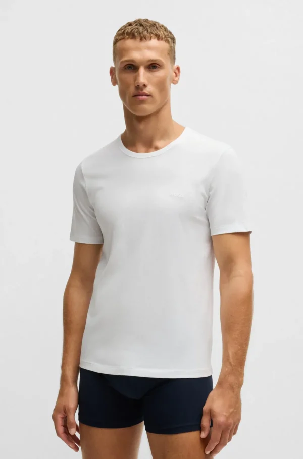 HUGO BOSS Roupa Interior>Conjunto De Três T-shirts Interiores Com Logótipos Bordados