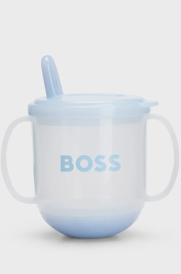 Crianças HUGO BOSS Acessórios Para Bebé>Copo Em Caixa De Presente Com Pegas E Logótipo Para Bebés