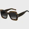 MULHER HUGO BOSS Óculos>Óculos Escuros Em Acetato De Havana Com Material De Assinatura