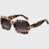 MULHER HUGO BOSS Óculos>Óculos Escuros Rosa Havana Com Dobradiças Em Tom Dourado
