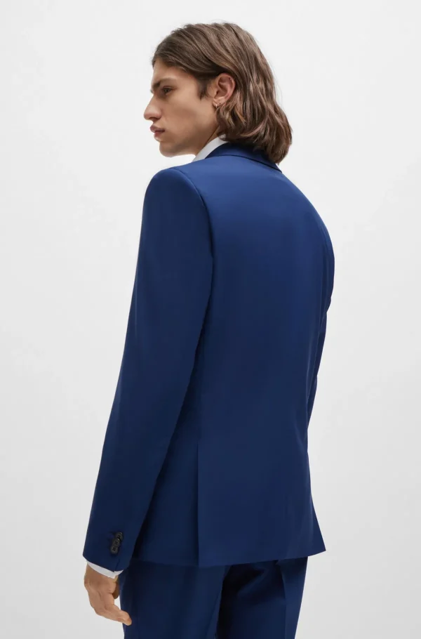 HUGO BOSS Calças E Calções>Fato De Ajuste Extra-slim Em Mistura De Lã