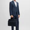 HUGO BOSS Fatos>Fato De Ajuste Slim Em Lã Elástica De Alta Performance Com Micropadrão