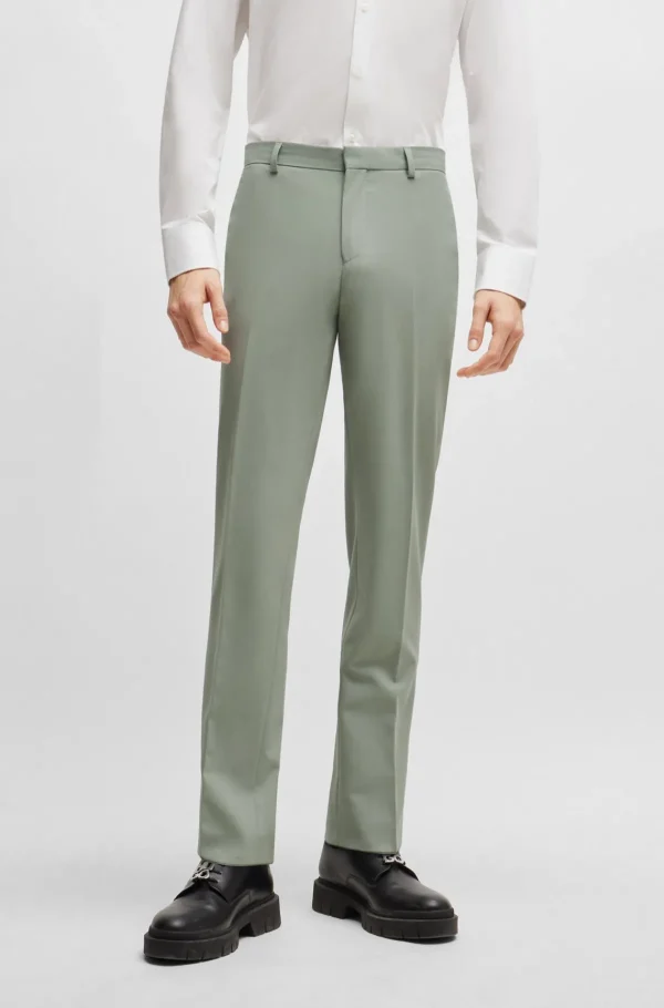 HUGO BOSS Fatos>Fato De Ajuste Slim Em Tecido Elástico De Alto Desempenho