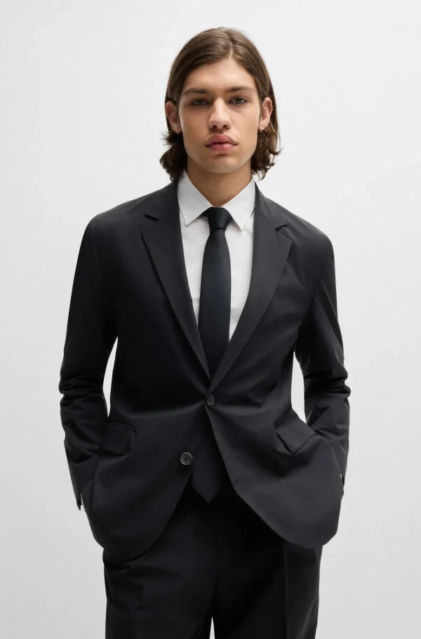 HUGO BOSS Fatos>Fato De Ajuste Slim Embalável Em Material Elástico De Alto Desempenho