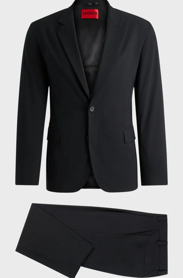 HUGO BOSS Fatos>Fato De Ajuste Slim Embalável Em Material Elástico De Alto Desempenho