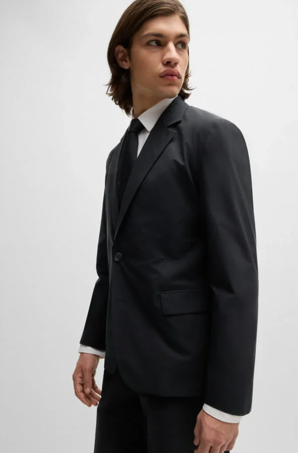 HUGO BOSS Fatos>Fato De Ajuste Slim Embalável Em Material Elástico De Alto Desempenho