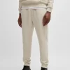 HUGO BOSS Sweats E Hoodies>Fato De Treino Em Terry De Algodão Com Emblema De Logótipo