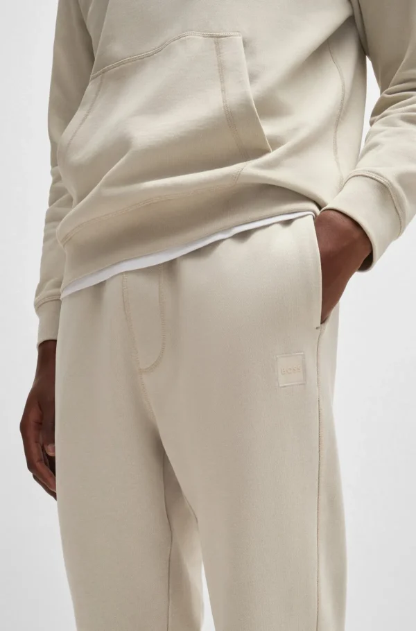 HUGO BOSS Sweats E Hoodies>Fato De Treino Em Terry De Algodão Com Emblema De Logótipo