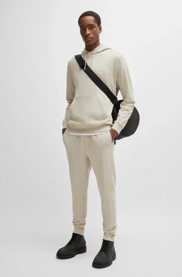 HUGO BOSS Sweats E Hoodies>Fato De Treino Em Terry De Algodão Com Emblema De Logótipo