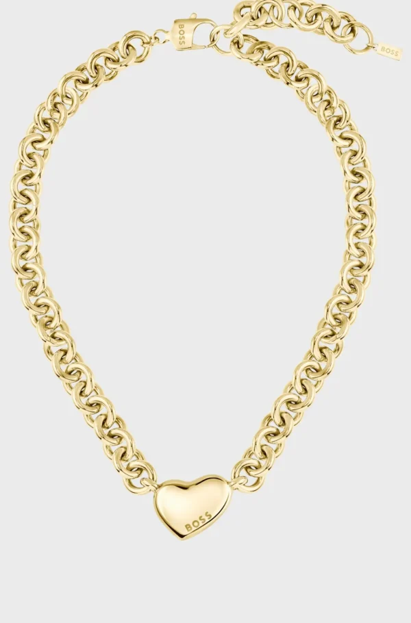MULHER HUGO BOSS Joias>-tone Necklace With Heart Charm