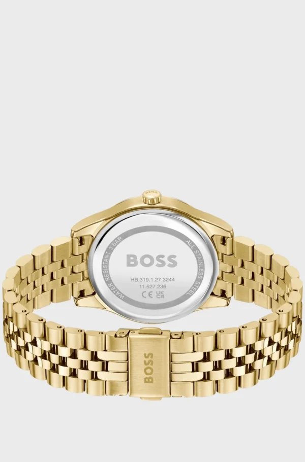 MULHER HUGO BOSS Relógios>-tone Watch With Green Dial And Pearlescent Inlay