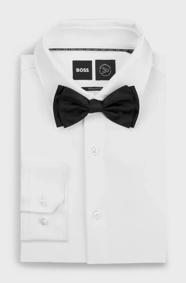 HUGO BOSS Artigos Essenciais | Gravatas E Lenços De Bolso>Laço Fabricado Em Itália, Em Seda Jacquard