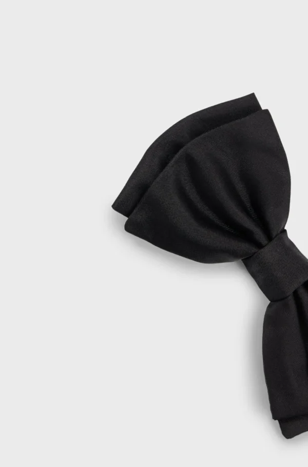 HUGO BOSS Artigos Essenciais | Gravatas E Lenços De Bolso>Laço Fabricado Em Itália, Em Seda Jacquard