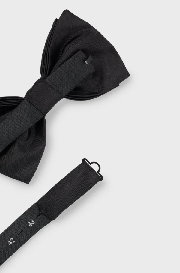 HUGO BOSS Artigos Essenciais | Gravatas E Lenços De Bolso>Laço Fabricado Em Itália, Em Seda Jacquard