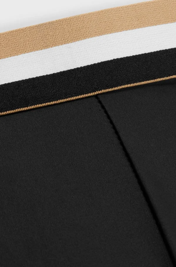 Crianças HUGO BOSS Júniores (Idades 4-14)>Leggings Com Cintura Com A Característica Risca Para Criança