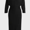 MULHER HUGO BOSS Vestidos E Macacões>Macacão De Material Misto Com Detalhes Na Cintura