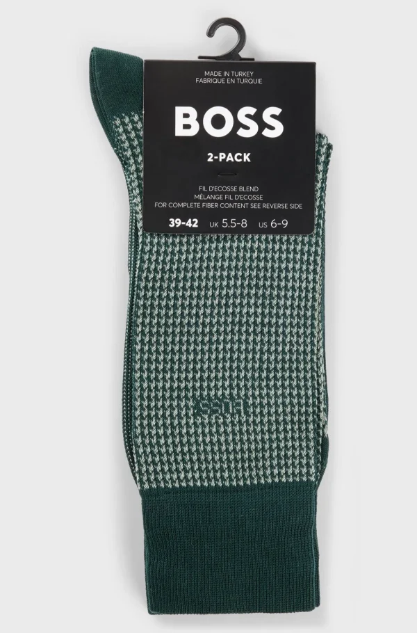 HUGO BOSS Meias>Pack De Pois Pares De Meias Numa Mistura De Algodão
