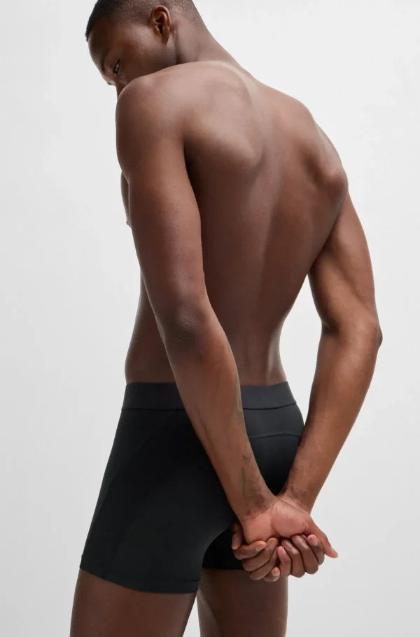 HUGO BOSS Ginásio E Corrida>Pack De Três Boxers Compridos Em Microfibra Elástica Com Logótipos
