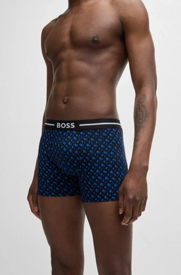 HUGO BOSS Roupa Interior>Pack De Três Boxers Em Algodão Elástico