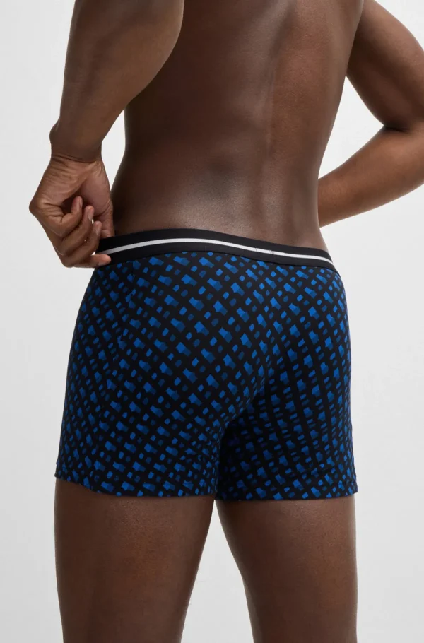 HUGO BOSS Roupa Interior>Pack De Três Boxers Em Algodão Elástico