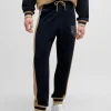 HUGO BOSS Sweats E Hoodies>Partes De Baixo De Fato De Treino Em Felpo De Algodão Com Logótipo Varsity