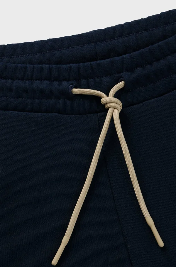 HUGO BOSS Sweats E Hoodies>Partes De Baixo De Fato De Treino Em Felpo De Algodão Com Logótipo Varsity
