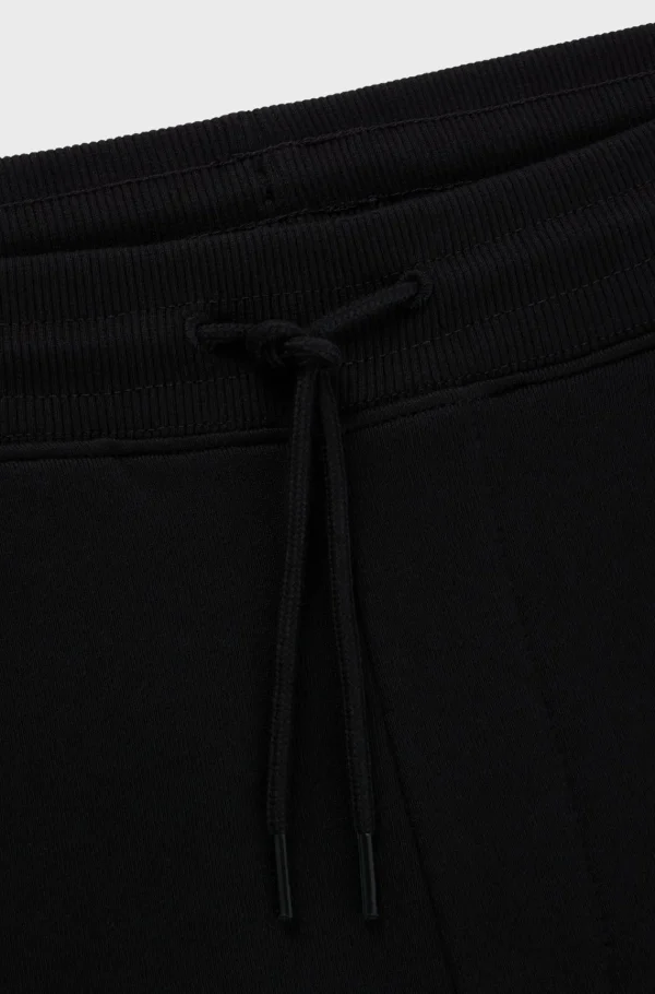 HUGO BOSS Fatos De Treino>Partes De Baixo De Fato De Treino Em Felpo De Algodão Com Emblema De Logótipo Vermelha