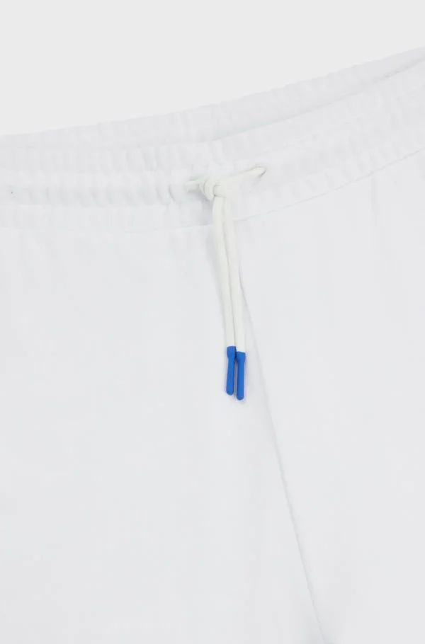 HUGO BOSS Sweats E Hoodies>Partes De Baixo De Fato De Treino Em Felpo De Algodão Com Estampado De Logótipo