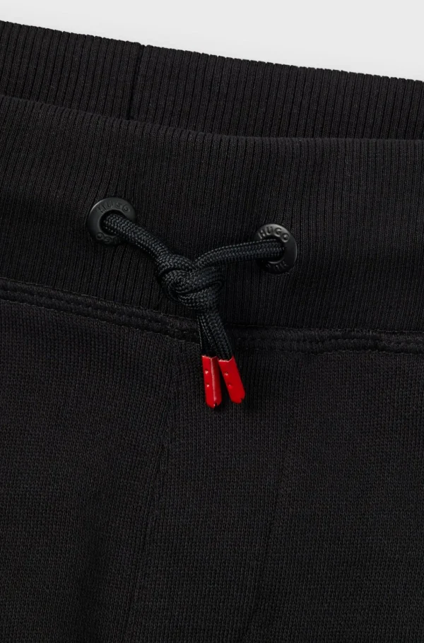 Crianças HUGO BOSS Partes De Baixo Para Rapaz>Partes De Baixo De Fato De Treino Em Mistura De Algodão Com Logótipo Estampado Para Criança