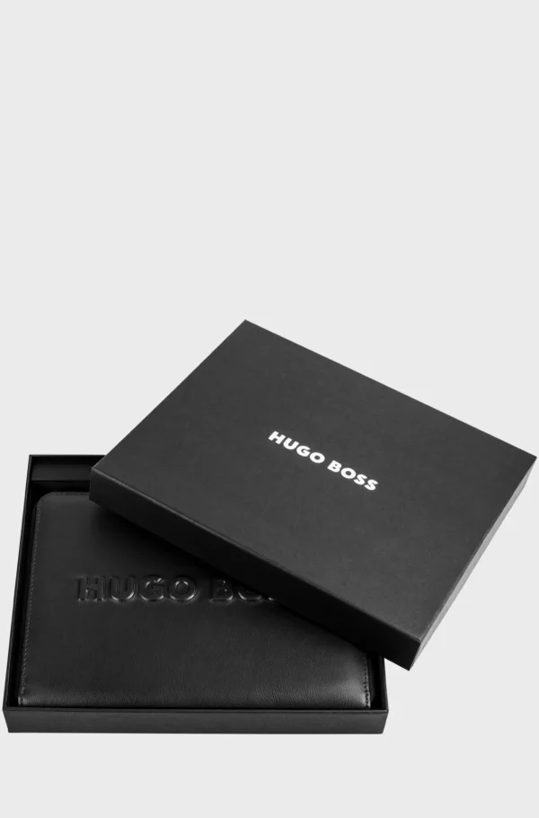 HUGO BOSS Mais Acessórios>Pasta De Conferência A5 Em Pele Sintética Com Logótipo 3D