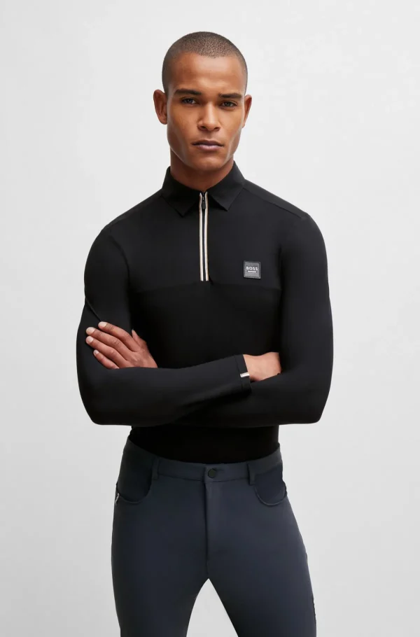 HUGO BOSS Roupa De Equitação>Polo De Treino Equestre Em Material De Secagem Rápida
