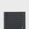 HUGO BOSS Carteiras>Porta-cartões Com Padrão De Assinatura Com Monograma Double B