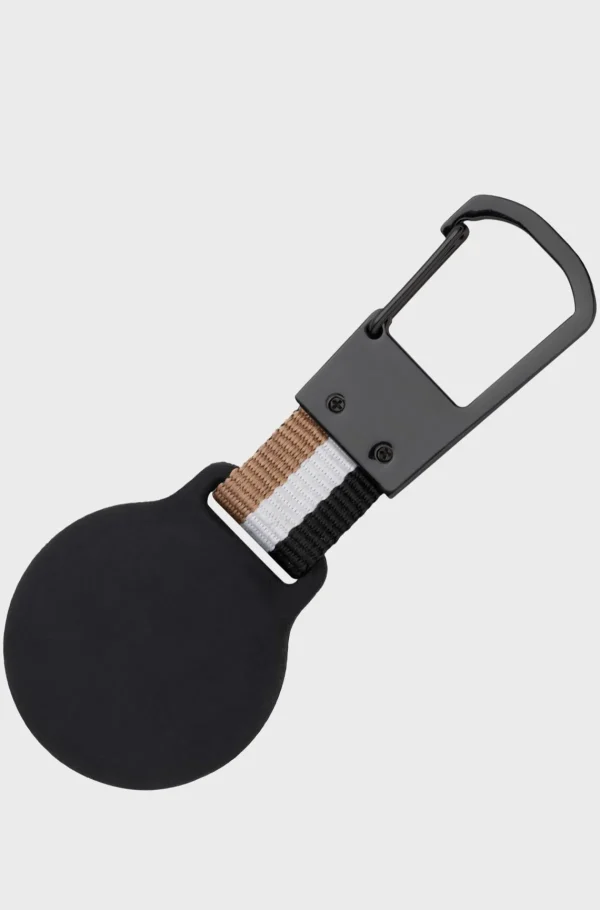 HUGO BOSS Mais Acessórios>Porta-chaves Com Riscas De Assinatura E Com Suporte AirTag