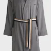 MULHER HUGO BOSS Pijamas E Loungewear>Roupão Em Terry De Algodão Com Interior De Secagem Rápida