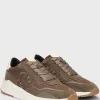 MULHER HUGO BOSS Ténis>Sapatilhas De Material Misto Com Monograma Double B