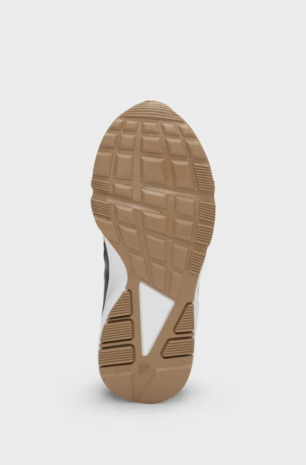 Crianças HUGO BOSS Júniores (Idades 4-14)>Sapatilhas Híbridas Para Criança Com Monogramas E Logótipos