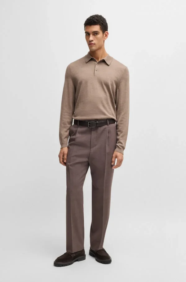 HUGO BOSS Mocassins>Sapatos Loafers Em Camurça Com Acabamento Penny