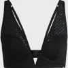 MULHER HUGO BOSS Roupa Interior>Sutiã Triangular De Renda Com Monograma E Detalhes Em Metal Da Marca