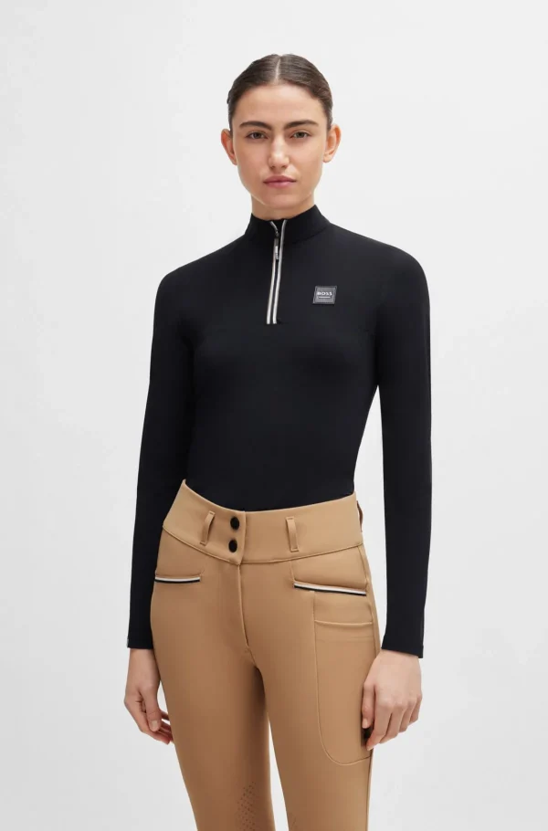 MULHER HUGO BOSS Roupa De Equitação>Top De Espetáculo Equestre Em Tecido Super Elástico