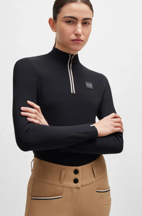 MULHER HUGO BOSS Roupa De Equitação>Top De Espetáculo Equestre Em Tecido Super Elástico
