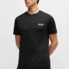 HUGO BOSS T-Shirts>T-shirt Ativa BOSS X Matteo Berrettini Em Piqué Drenante De Humidade