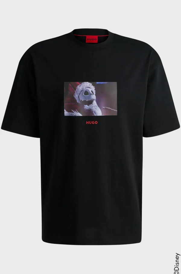 MULHER HUGO BOSS T-Shirts E Tops>T-shirt De Ajuste Grande HUGO X Disney's The Nightmare Before Christmas