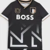 Crianças HUGO BOSS Júniores (Idades 4-14)>T-shirt De Gola Em V Para Criança Com Arte Degradé