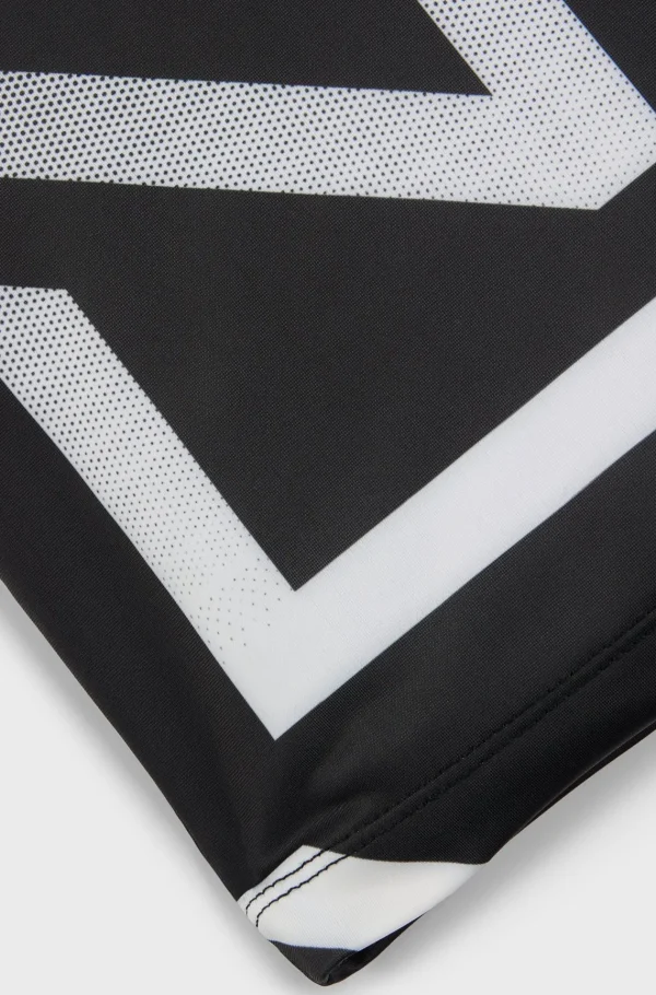 Crianças HUGO BOSS Júniores (Idades 4-14)>T-shirt De Gola Em V Para Criança Com Arte Degradé