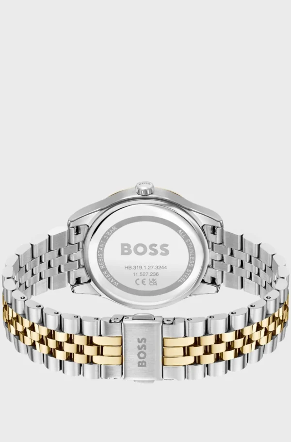 MULHER HUGO BOSS Relógios>Two-tone Watch With Mother-of-pearl Inlay